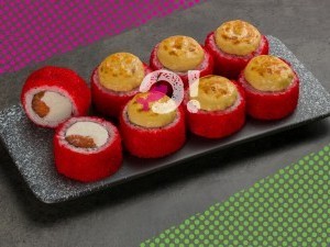 Запеченный с лососем Запеченный с лососем