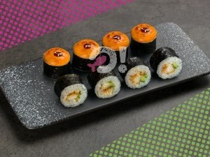 Ролл спайси с угрем Ролл спайси с угрем